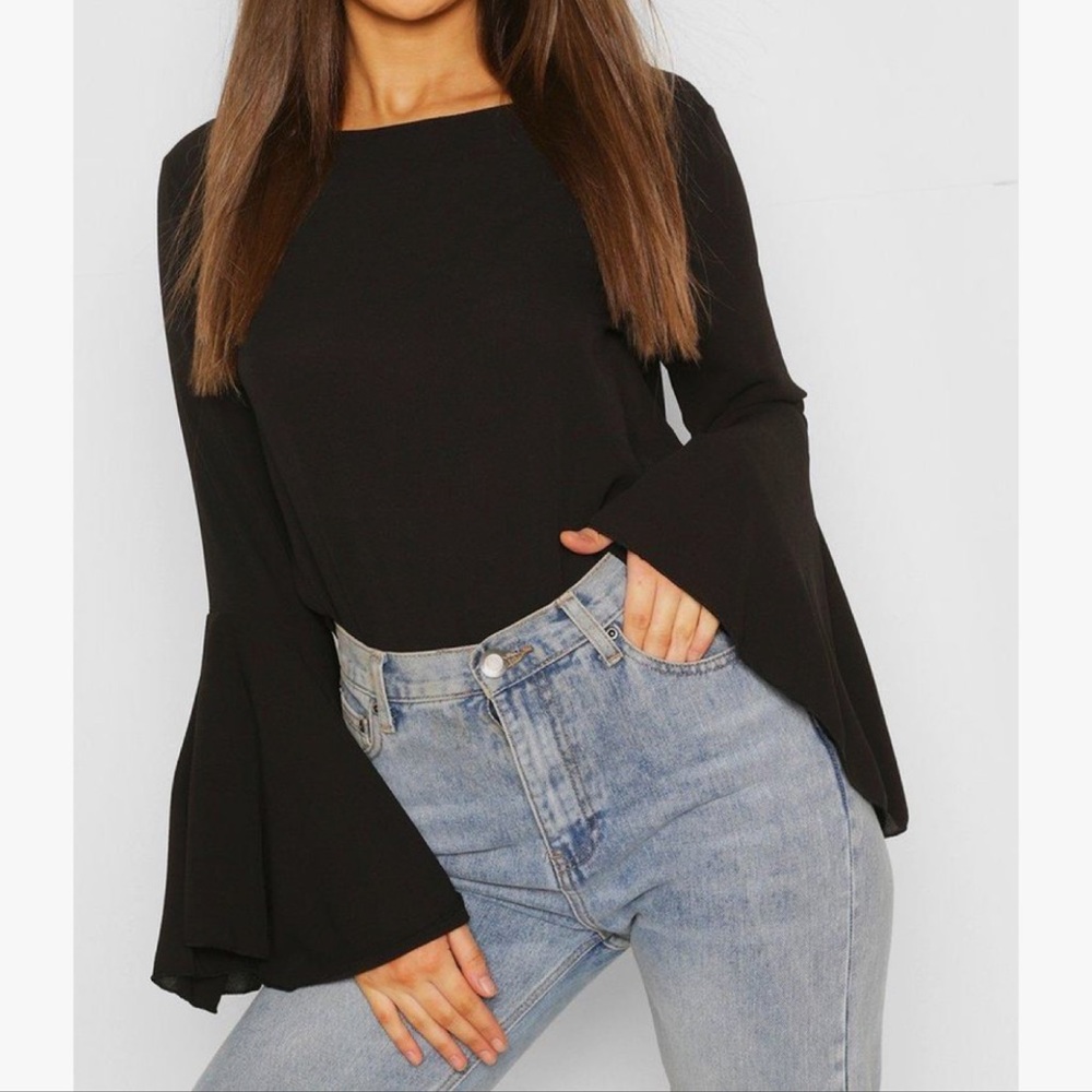 Zara Basic Bell Sleeves Blouse - image 1